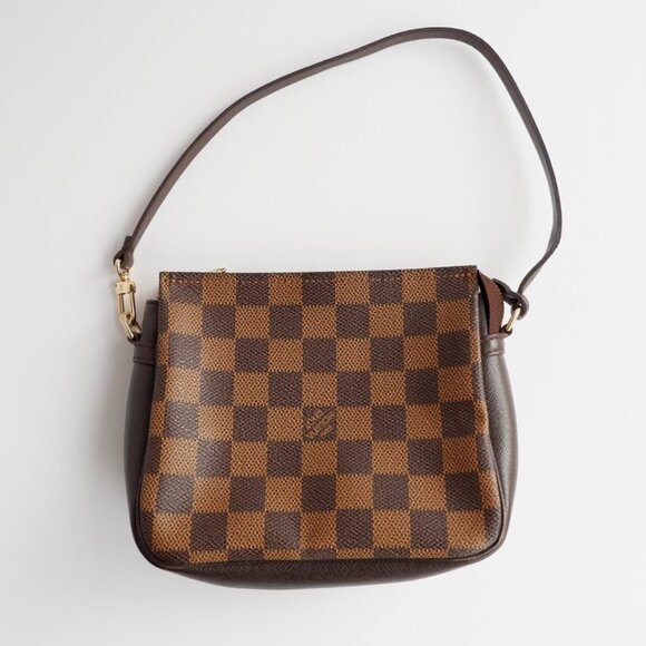 Authentic Preowned Louis Vuitton Damier Ebene Trousse Shoulder Bag - Picture 1 of 15